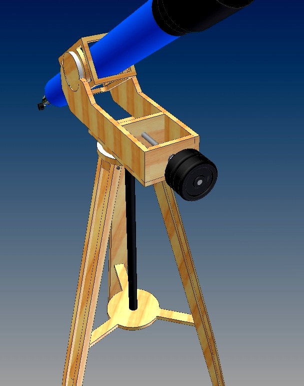 Diy store telescope mount